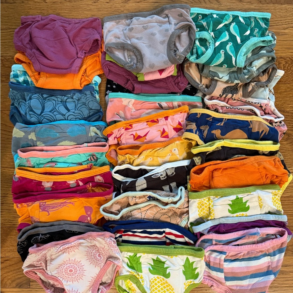 Kickee Pants Kids Underwear Set - Purple, Orange, Green, and More